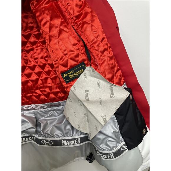 Women's Marker Evolution Red Ski Snowboard Jacket Thinsulate Insulated Sz 8 - Picture 7 of 16